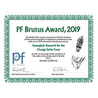 PF Brutus Award 2019 SR Synergistic Orange Fuses v2