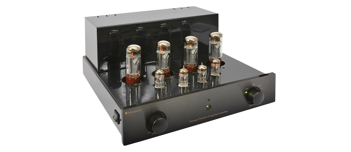 gal2 ProLogue Premium Integrated Amplifier black front side with no cover LR JPG