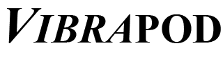 Logo vibrapod BLK 310